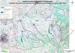 Réseau hydrographique du CCTVA